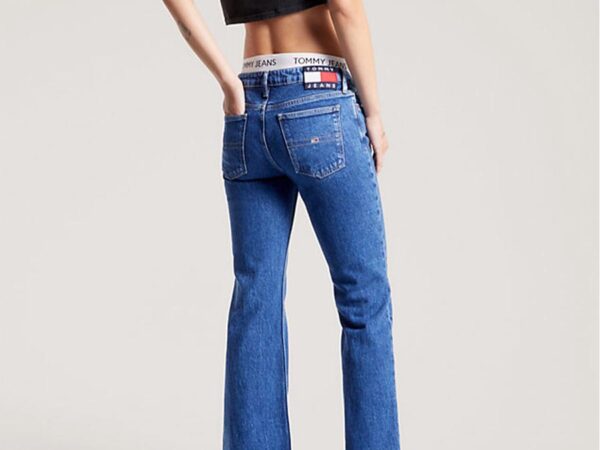 Ladies Tommy Hilfiger Low Rise Flare Jeans Fashion.ie